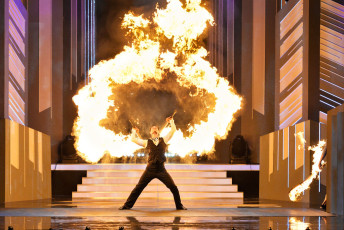 2015 John Bishop Show SPARK FIRE DANCE by Ellis O’Brien + copyright Lola Entertainment Dragon Fire
