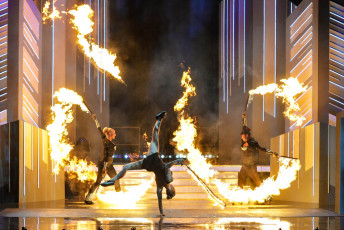 2015 John Bishop Show SPARK FIRE DANCE by Ellis O’Brien + copyright Lola Entertainment