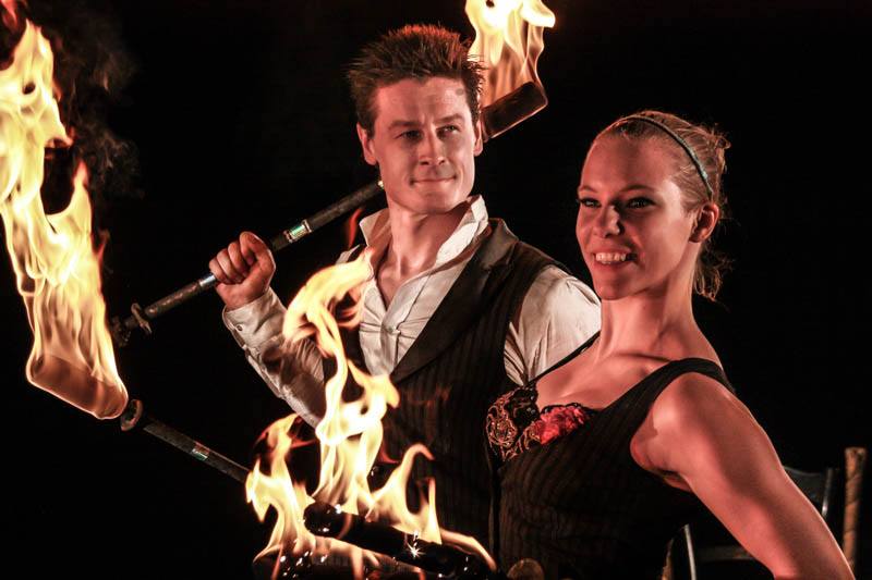 Feuershow, Showacts, Artistik, Cirque du Soleil Feuerkünstler | Entertainment Events, Europaweit 