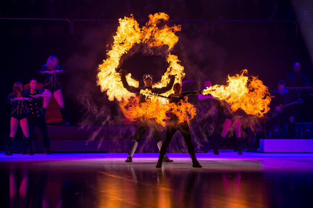 Spark Fire Dance - Bespoke performances Art on Ice 2014 tour