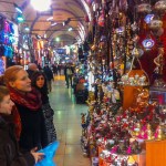 Fire Lamps Performers Dancer browse Istanbul Bazaar