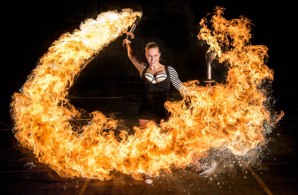 london fire acrobatics dance entertainer