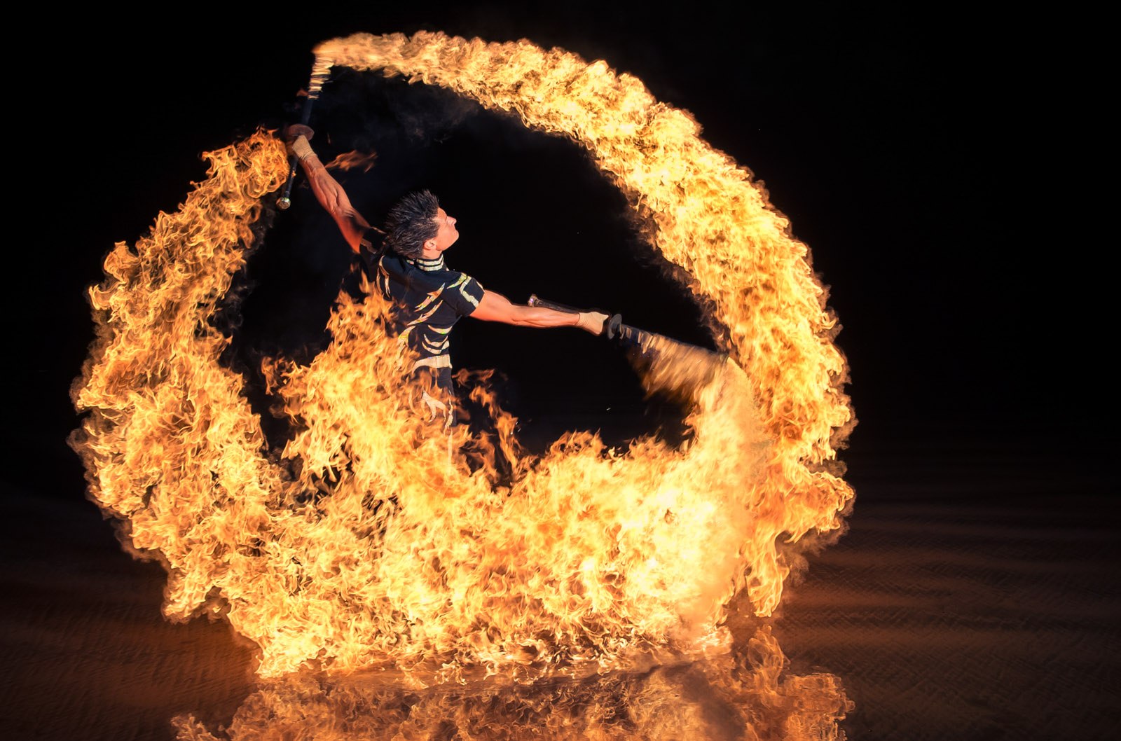 Fire Show by UK performers