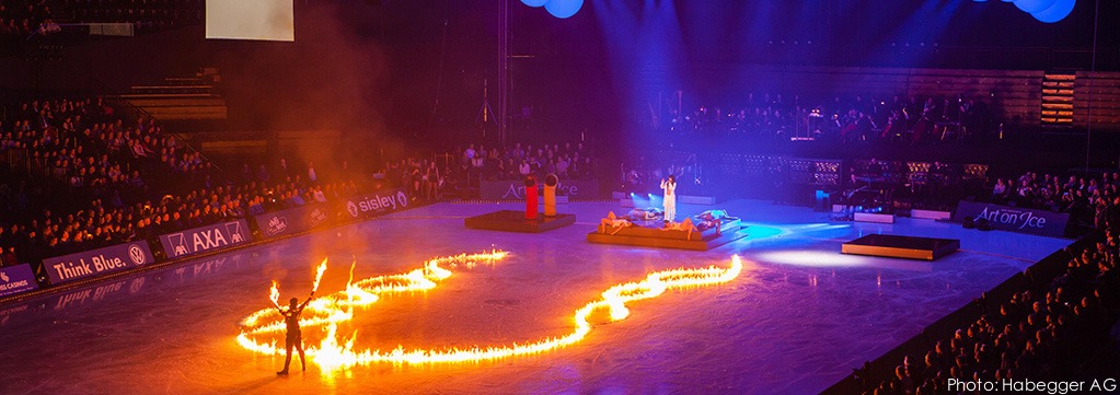 fire effects magician, fire and ice theme, london fire show, pyrotechnics flame effects