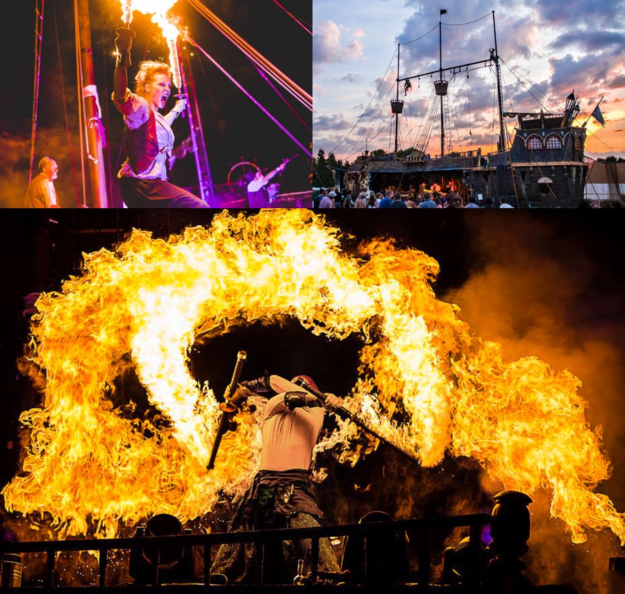 Spark Fire Dance - Boomtown Pirate Show