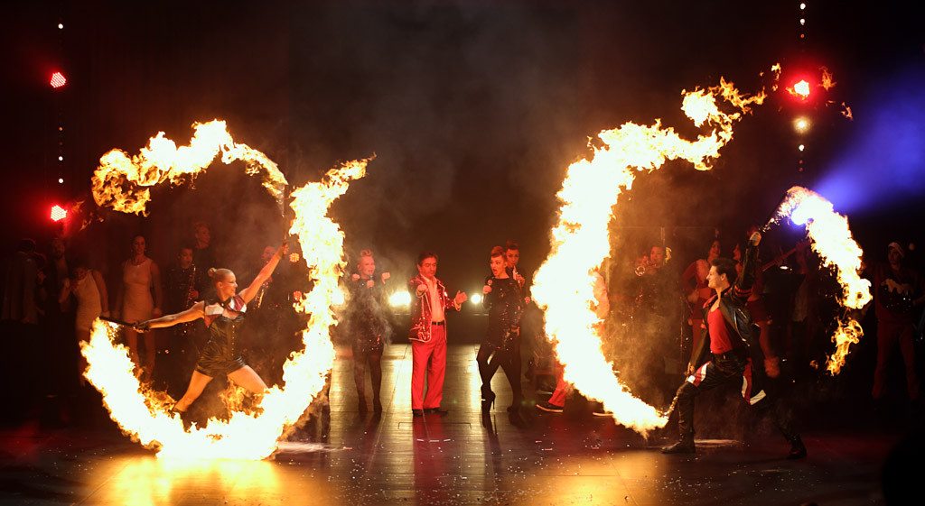 Fire performers variete artist production